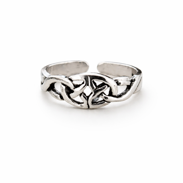 Sterling Silver Celtic Knot Toe Ring