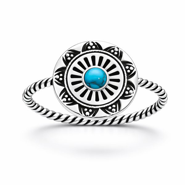 Sterling Silver Oxidised Ring