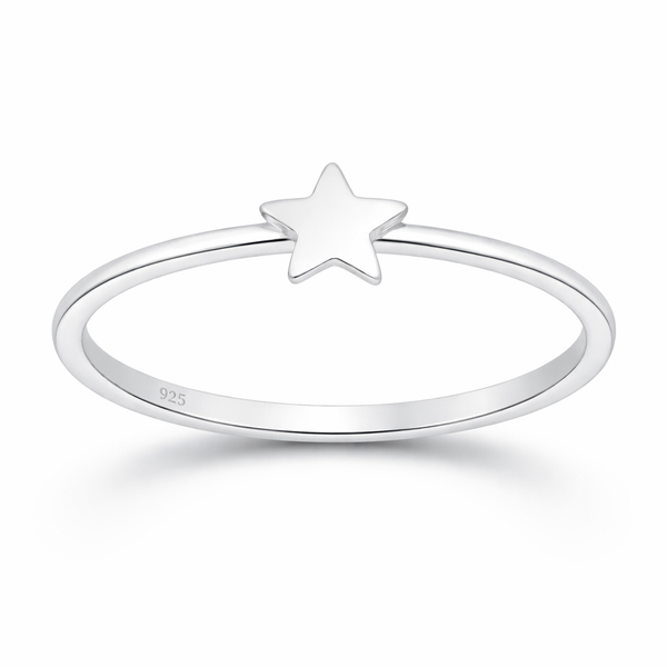 Sterling Silver Star Ring