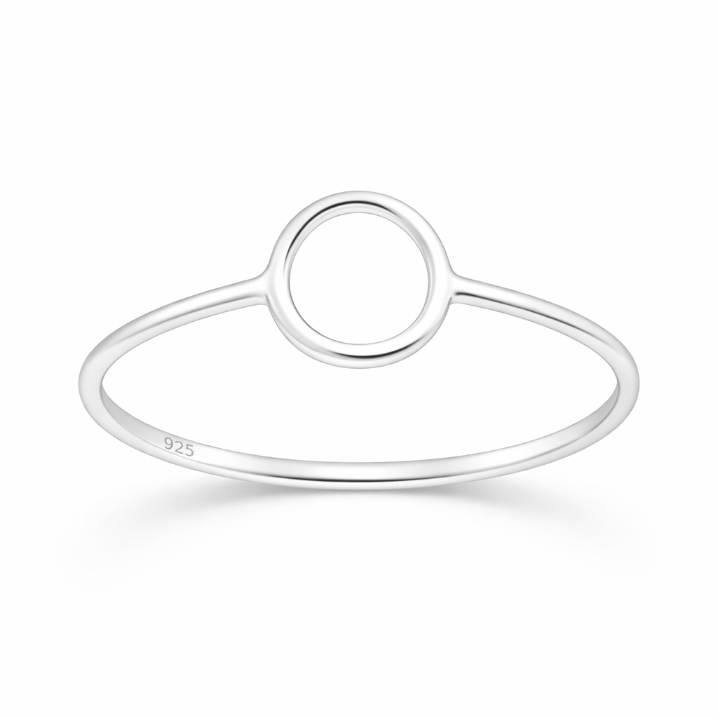 Sterling Silver Circle Ring