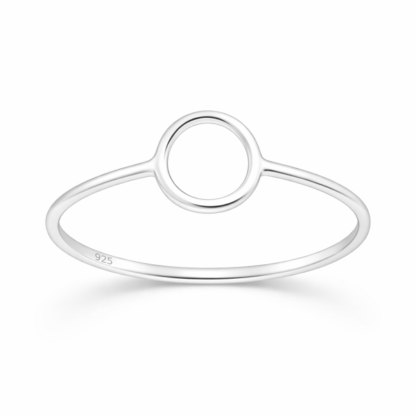 Sterling Silver Circle Ring