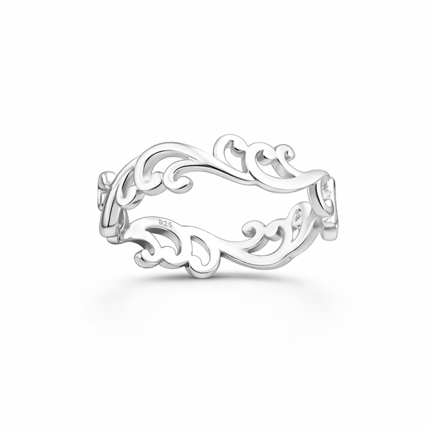 Sterling Silver Swirl Ring