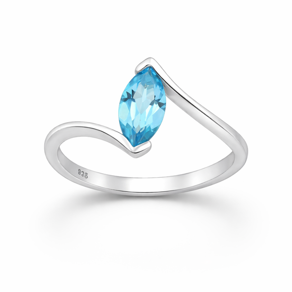 Sterling Silver Solitaire Ring