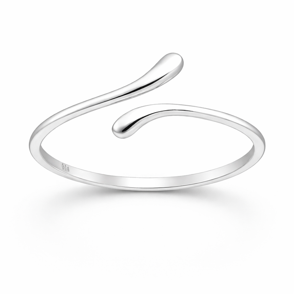 Sterling Silver Adjustable Ring
