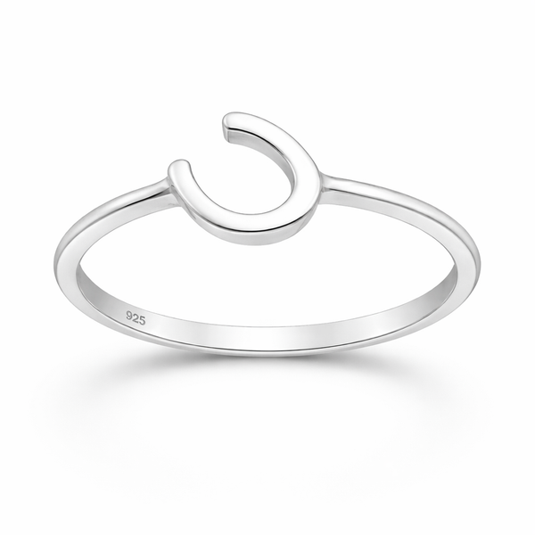 Sterling Silver Horseshoe Ring