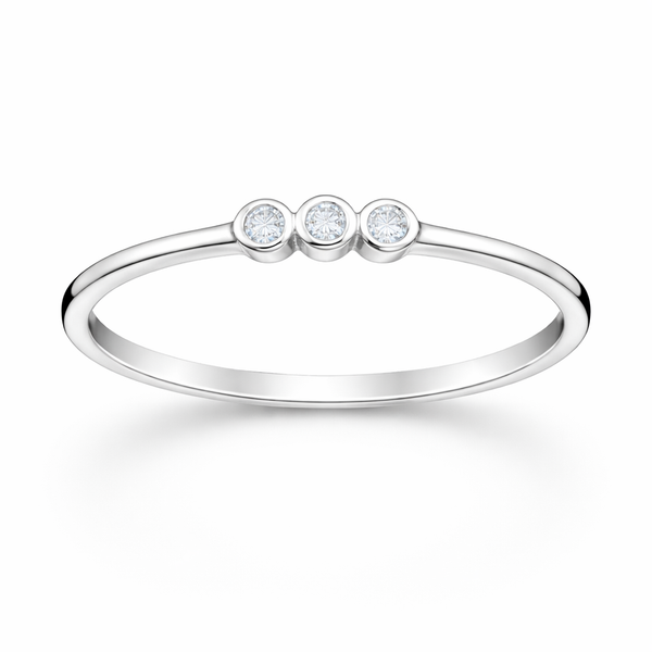 Sterling Silver & CZ Ring