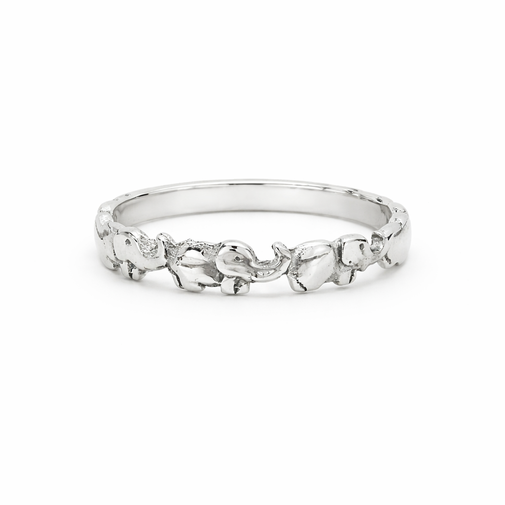 Sterling Silver Elephant Ring