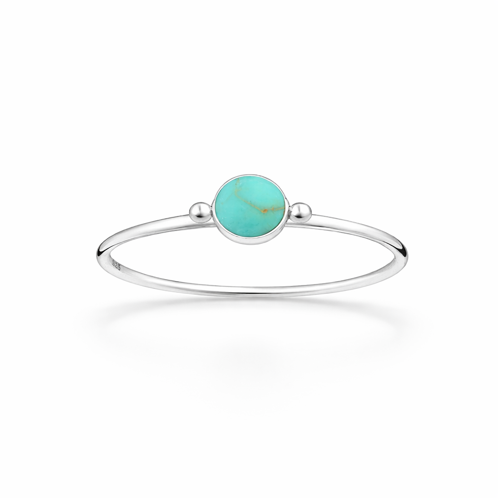 Sterling Silver Turquoise Style Ring