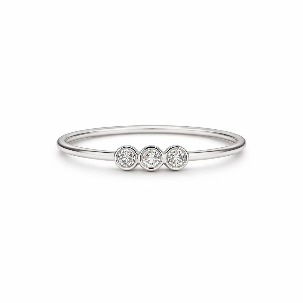 Sterling Silver CZ Ring