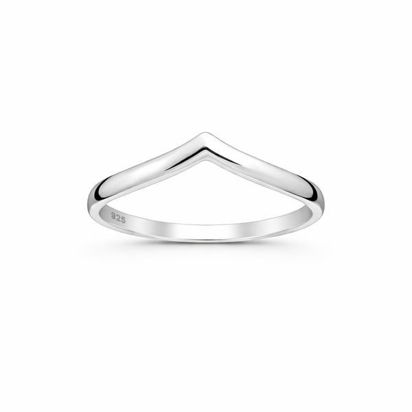 Sterling Silver Chevron Ring