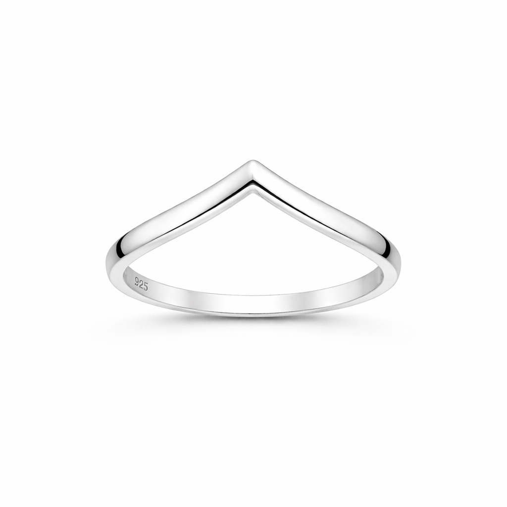 Sterling Silver Wishbone Ring