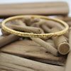 Gold Plated Criss Cross Bangle