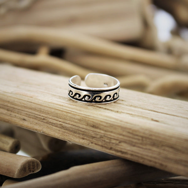 Meandros Toe Ring