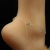 Silver Leaf Anklet