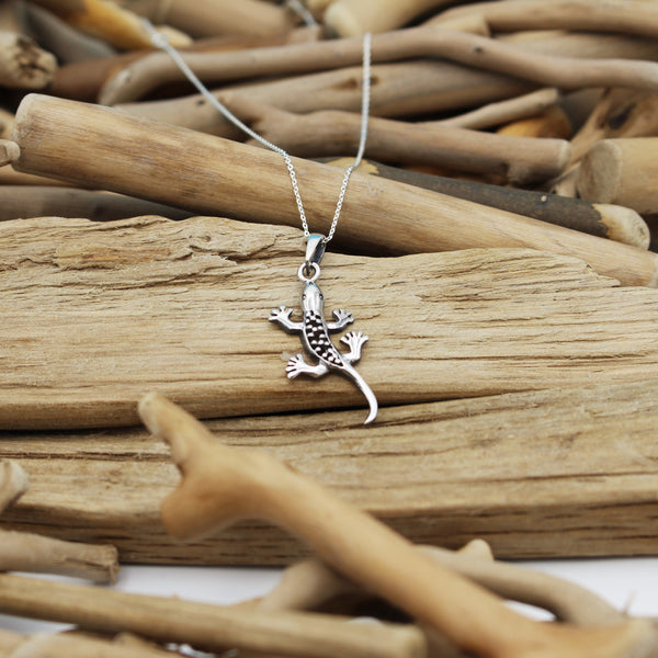 Lizard Pendant Necklace