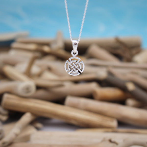 Silver Celtic Pendant Necklace