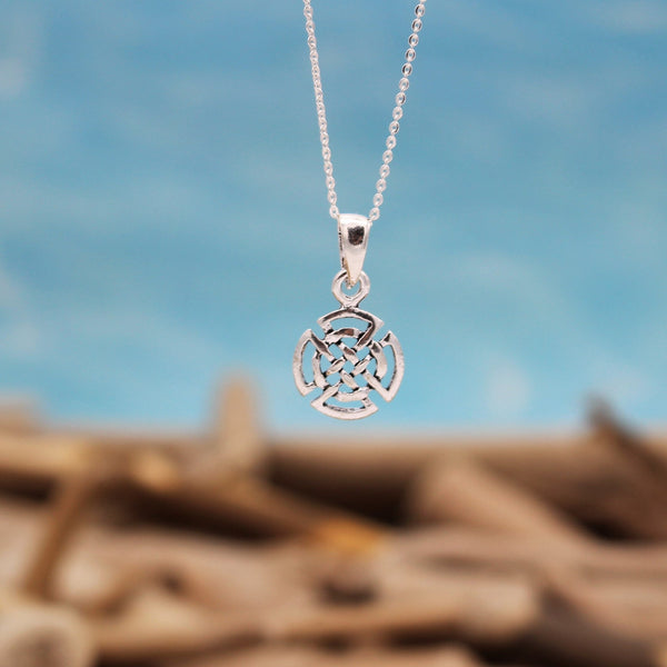 Silver Celtic Pendant Necklace