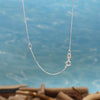 'I love you - always in my heart' Double Silver Pendant Necklace