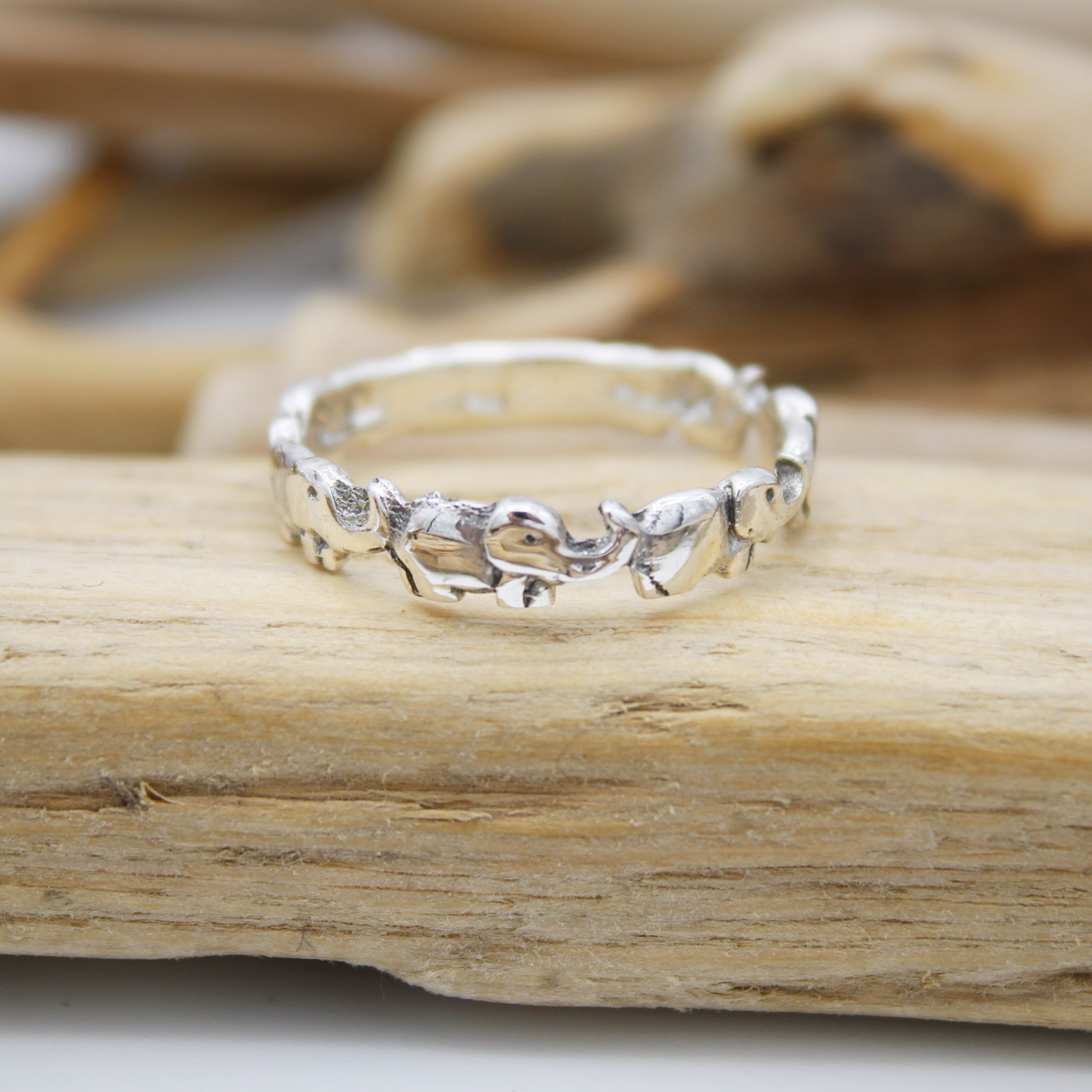 Sterling Silver Elephant Ring