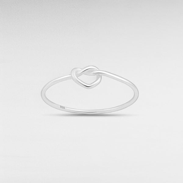 Sterling Silver Love Knot Ring