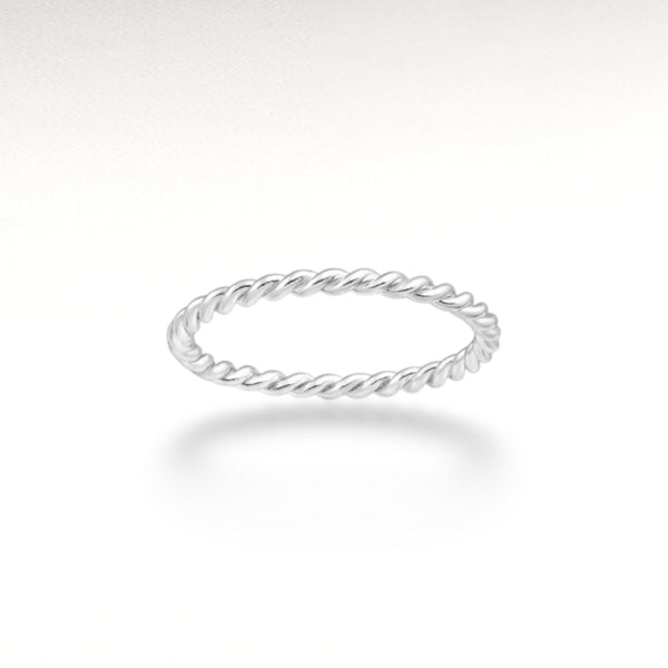 Sterling Silver Twist Ring